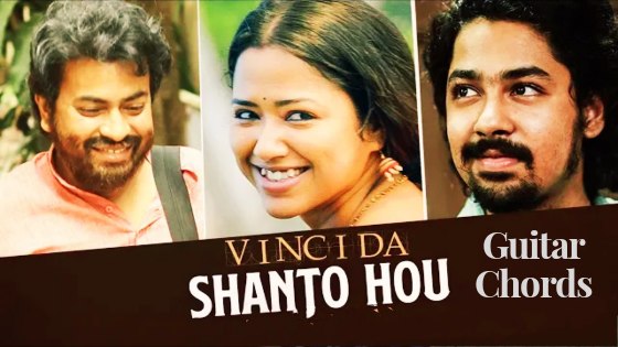 Anupam Roy's Shanto Hou Guitar chords