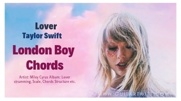 This is the image of Taylor Swift for London Boy Chords