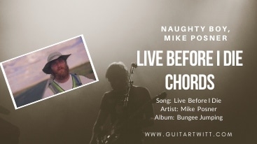Live Before I Die Chords, Mike Posner