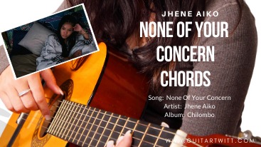 None of your concern Chords,