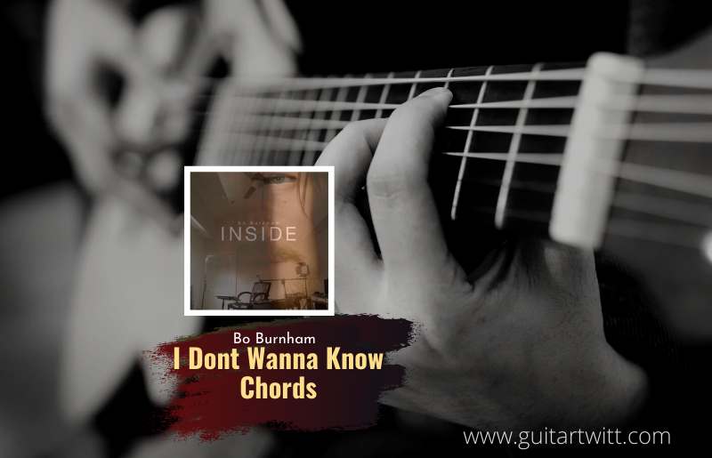I Dont Wanna Know Chords