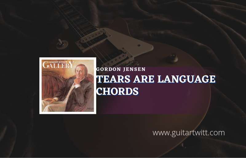 Tears Are Language