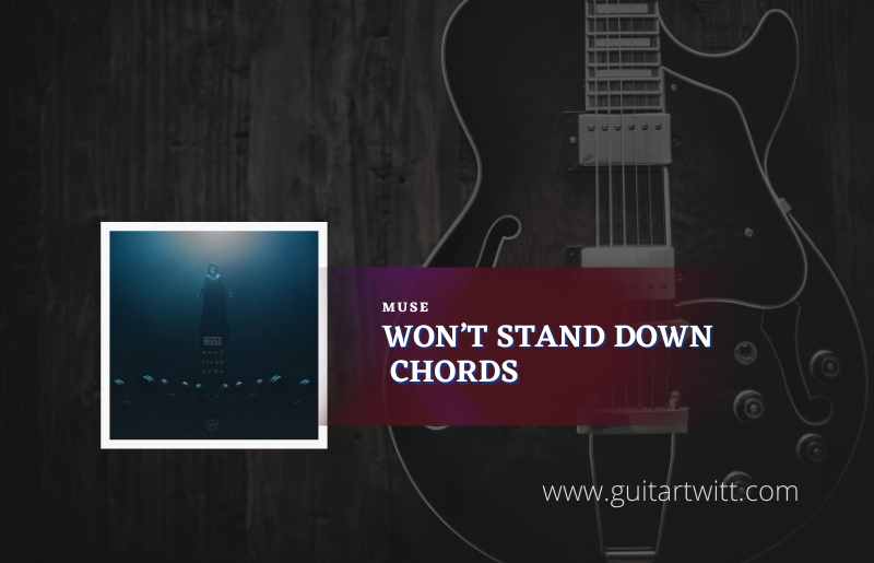 Won’t Stand Down Chords