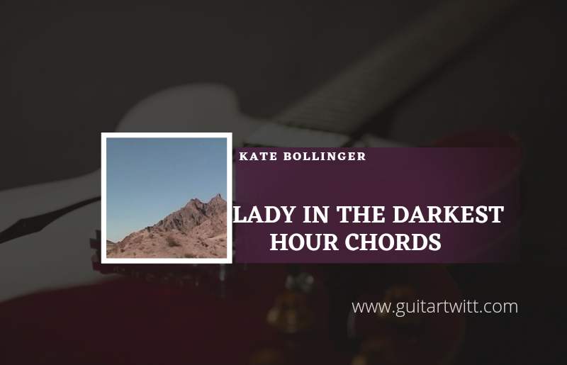 lady in the darkest hour by Kate Bollinger