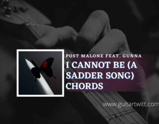 I Cannot Be A Sadder Song