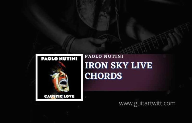 Iron Sky Live Chords By Paolo Nutini Guitartwitt