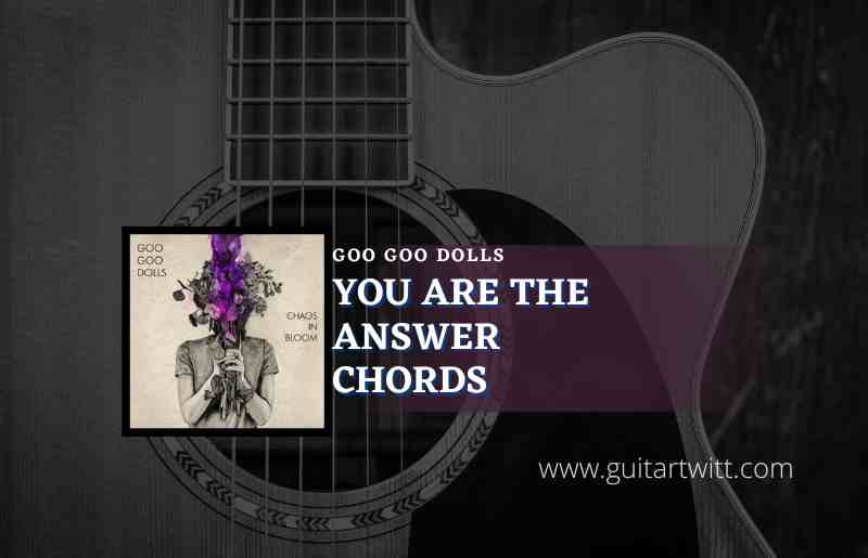 You Are The Answer