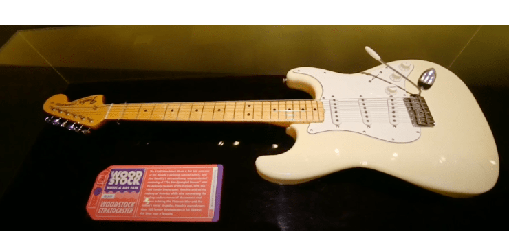 1968 Fender Strat, Jimi Hendrix Image source Youtube