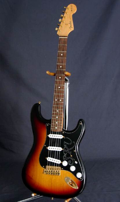 The Fender Strat, Stevie Ray Vaughan Image Source Wikimedia