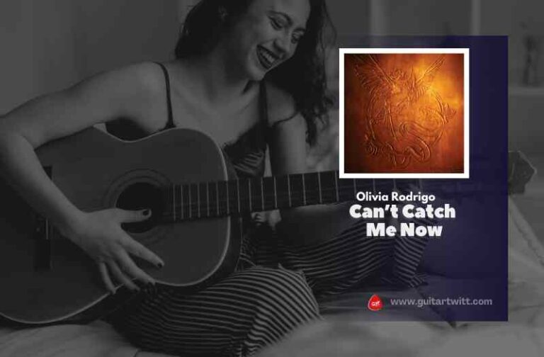 Olivia Rodrigo Can't Catch Me Now Intro Tab The Hunger Games The